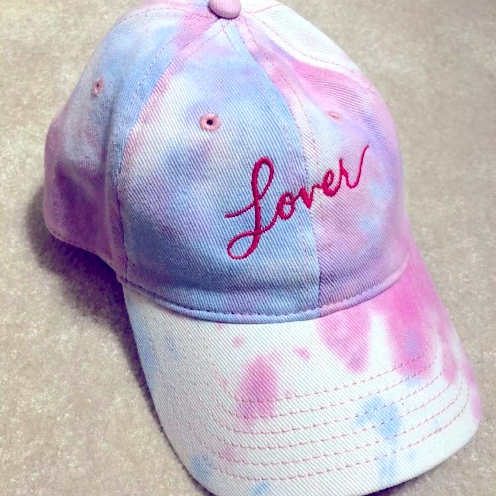 NWOT Taylor Swift Fan Made Lover Tie Dye Baseball Cap Hat Adjustable